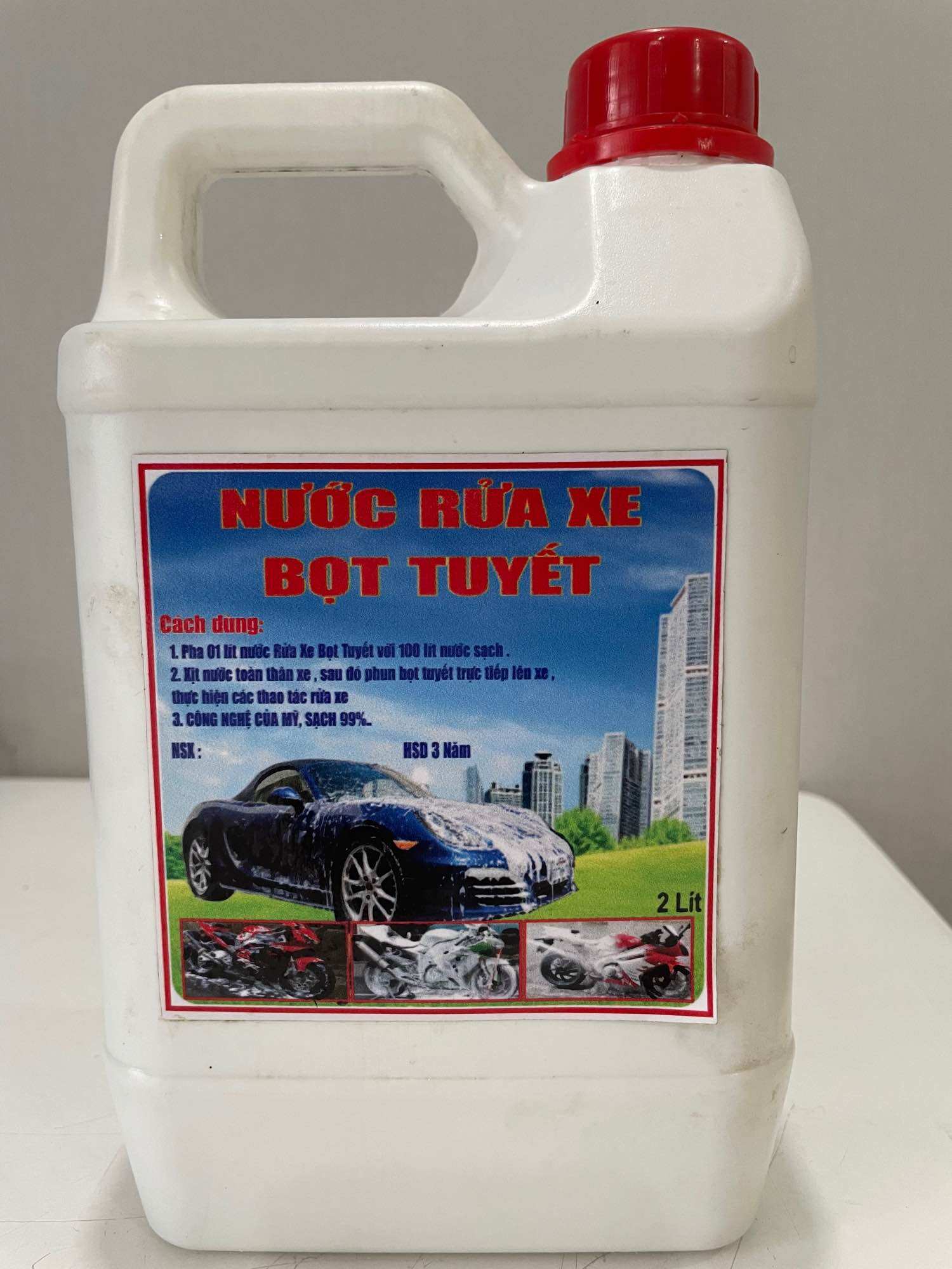 Rửa Xe Bọt Tuyết ( 2 Lít ) - Super Clear