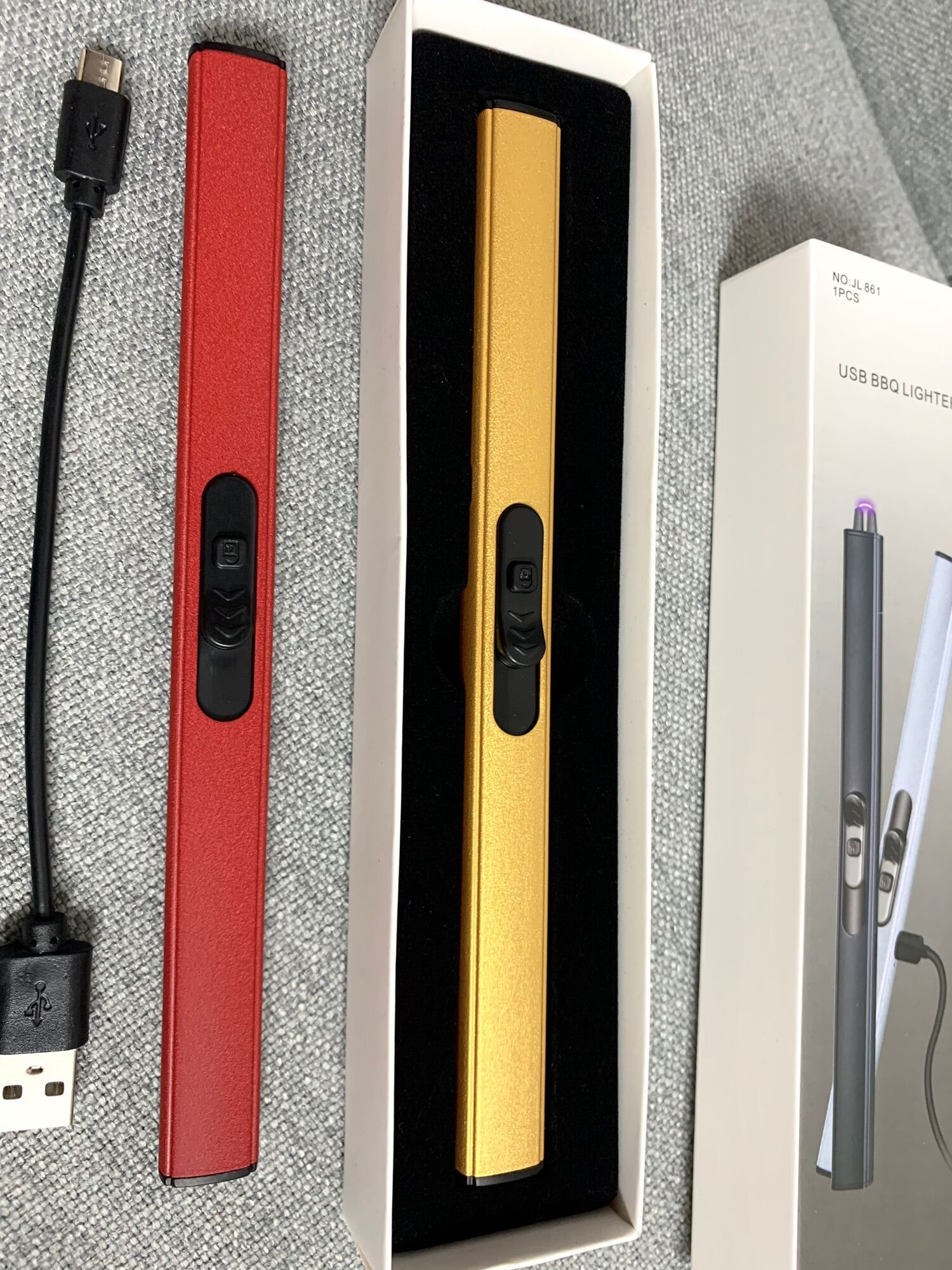 Bật lửa đốt nến sạc USB an toàn, tiện lợi