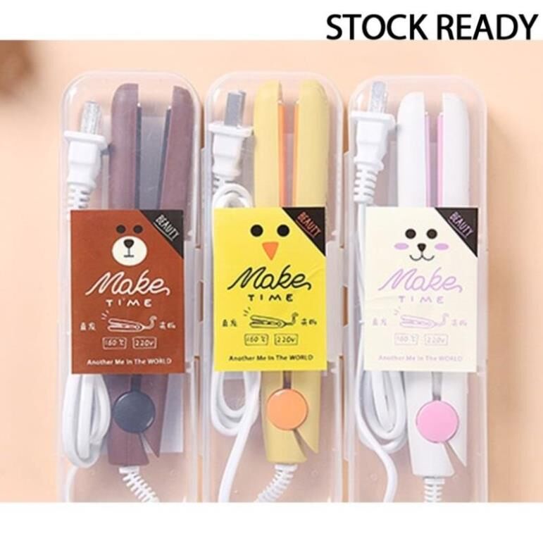 MÁY ÉP TÓC MINI ( dụng cụ làm tóc thẳng, xoăn nhỏ gọn)