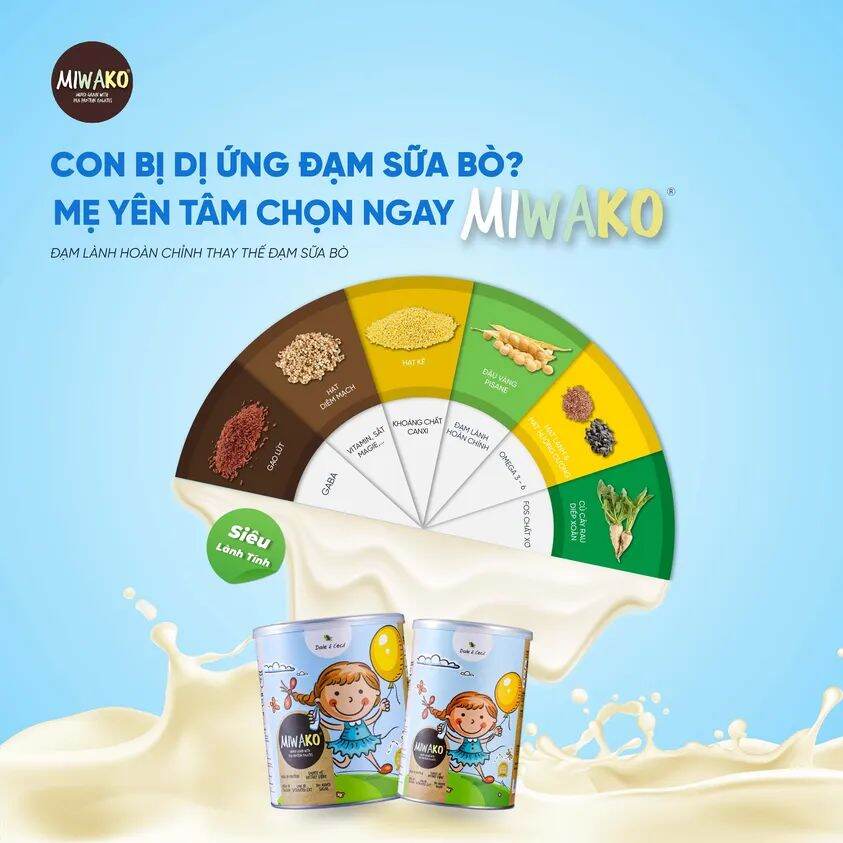 Sữa Miwako vị  gạo 400g