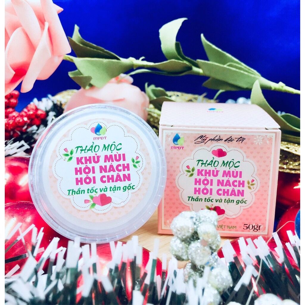 Thảo mộc khử mùi hôi nách hôi chân