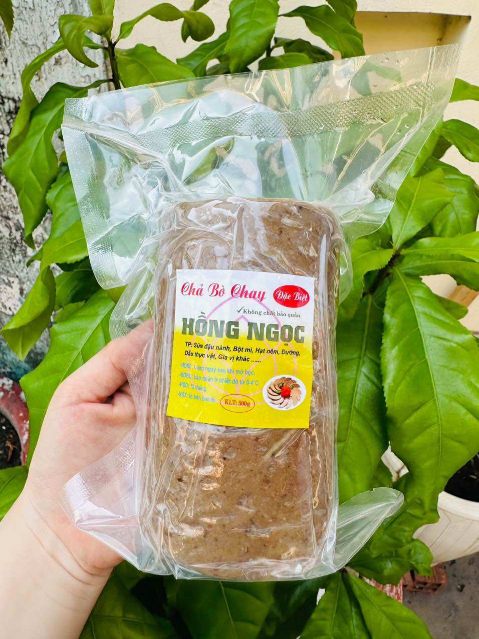 500g chả bò chay HN/ TPC AN TUỆ/ hàng lạnh chỉ ship hoả tốc TP HCM