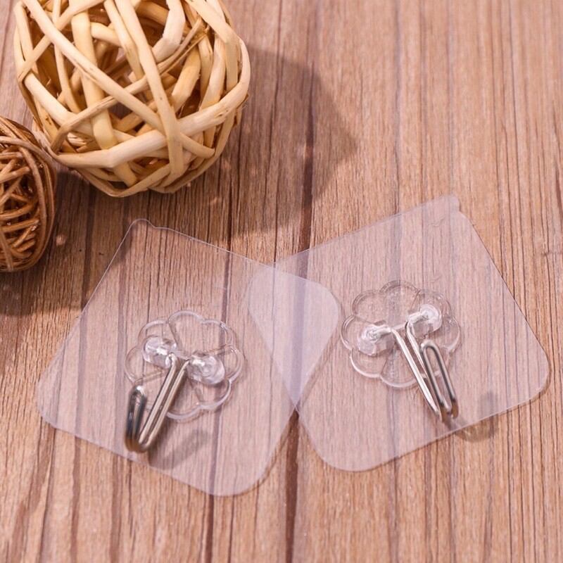 combo 10 móc dán tường trong suốt siêu dính