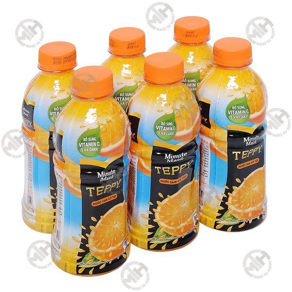Blog 6 chai nước Cam có Tép - Teppy