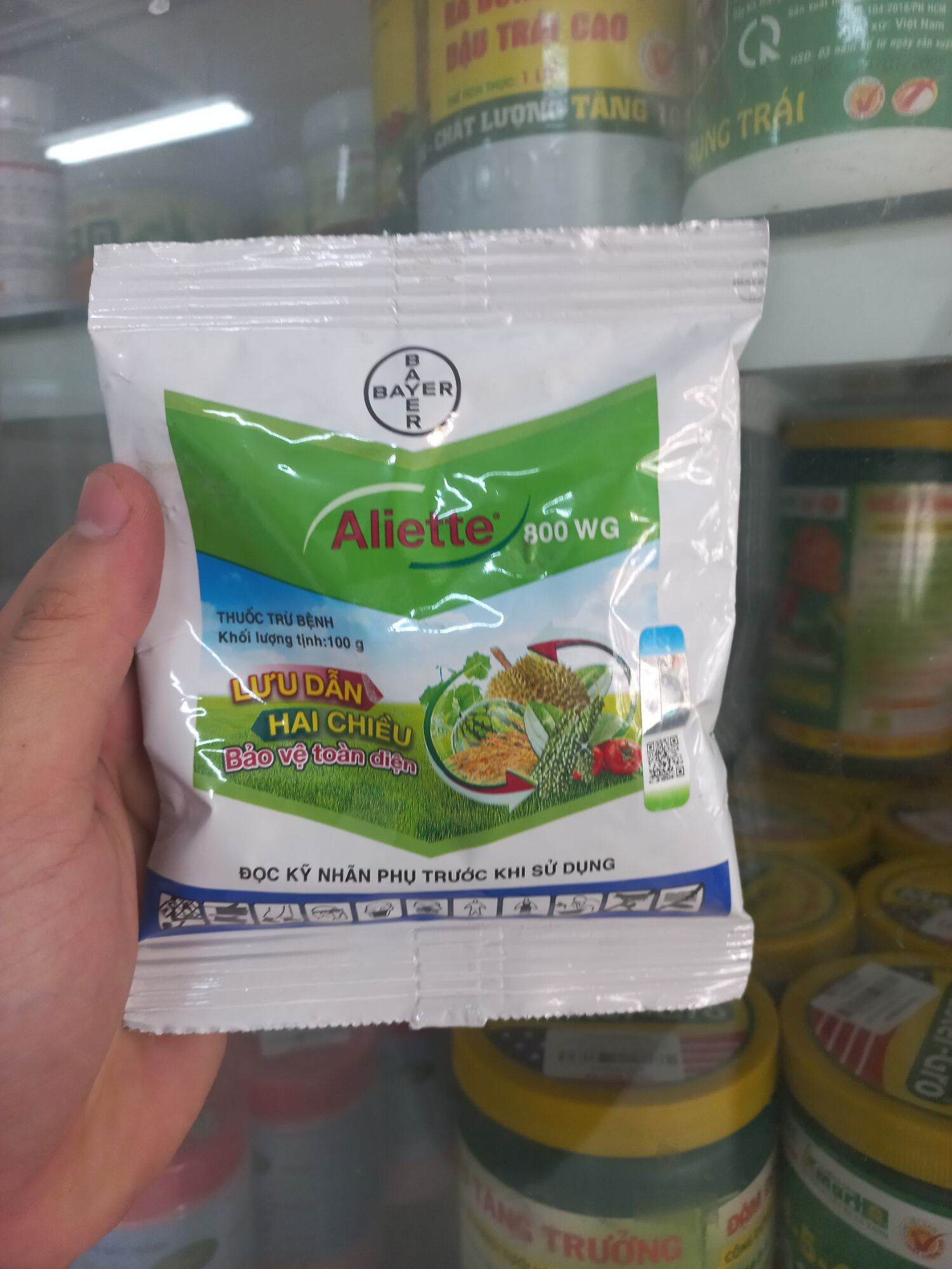 Thuốc trừ nấm cây trồng aliette 800wp 100g