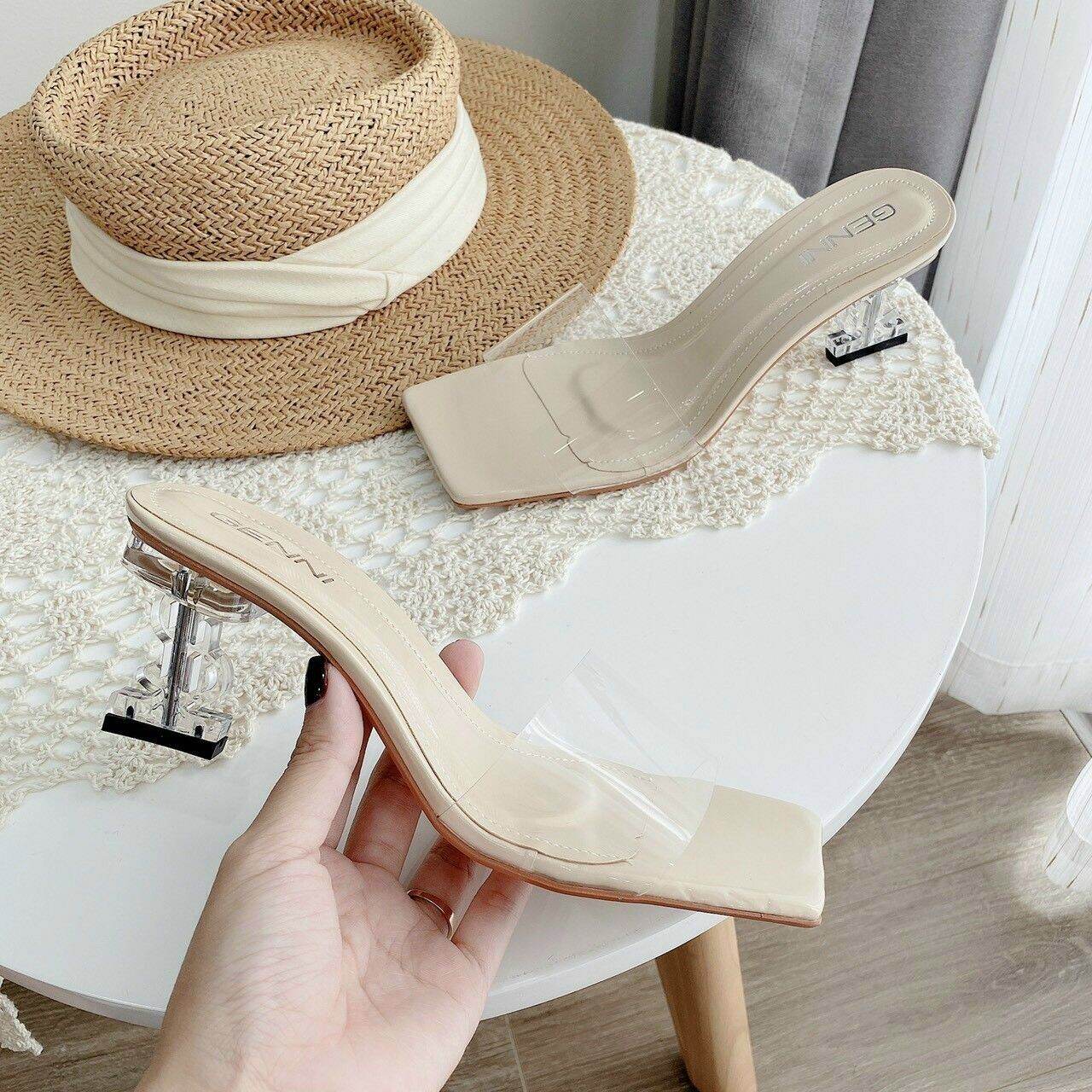 giày 85 sandal cao gót nữ quay trong S80