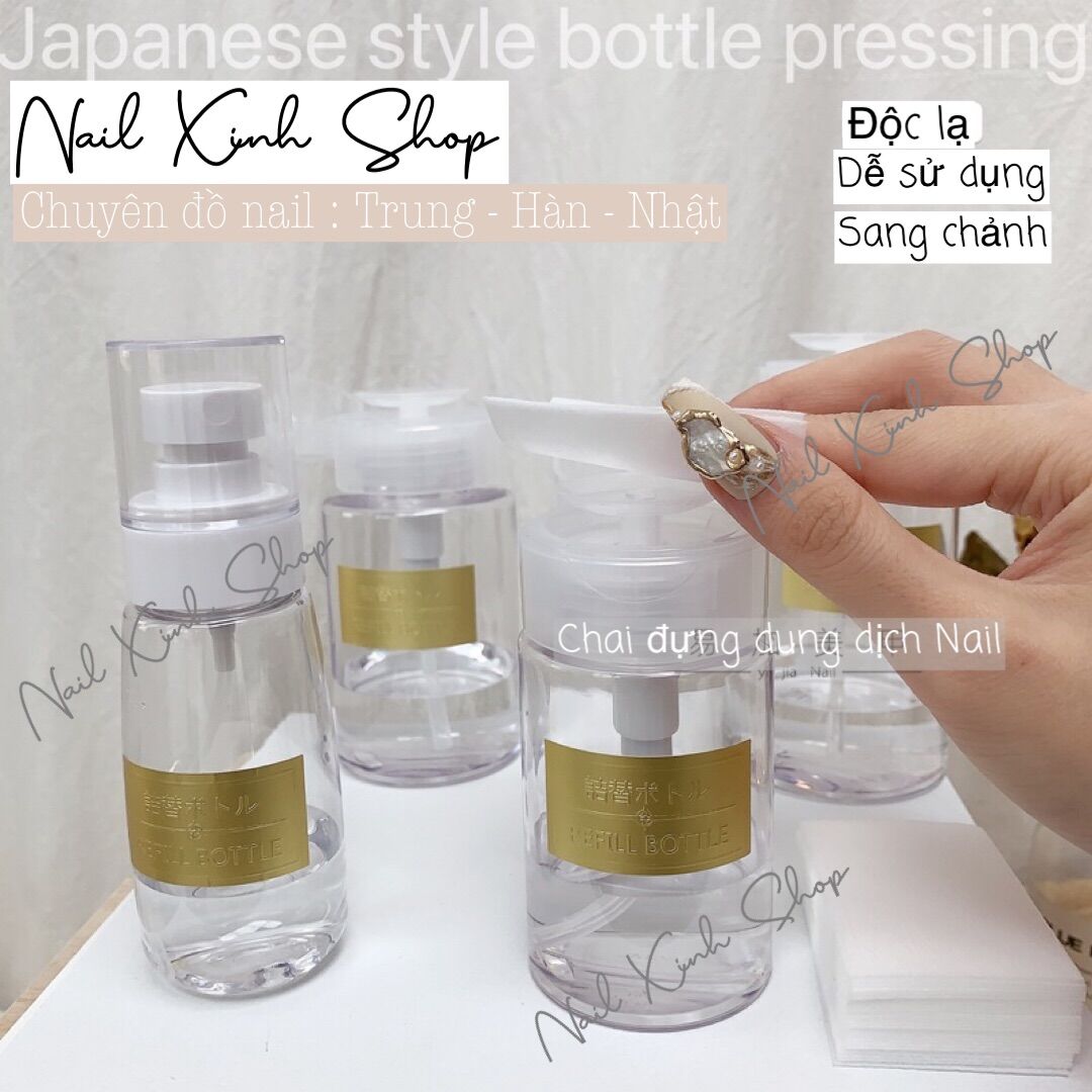 Chai đựng dung dịch nail tiêu chuẩn