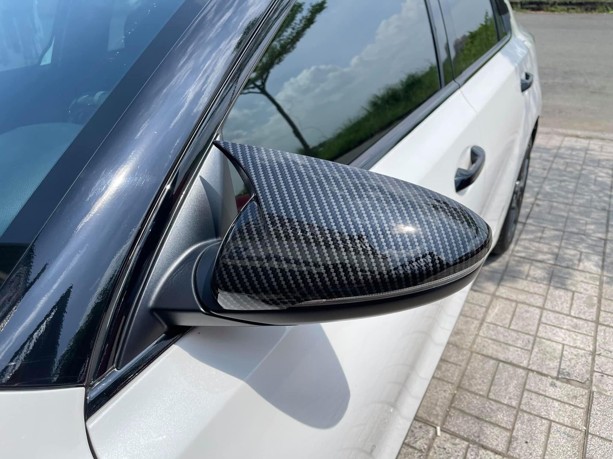 Ốp gương chiếu hậu chất lượng cao cho xe hơi kia forte k3 cerato 2013-2018, 2019–2021