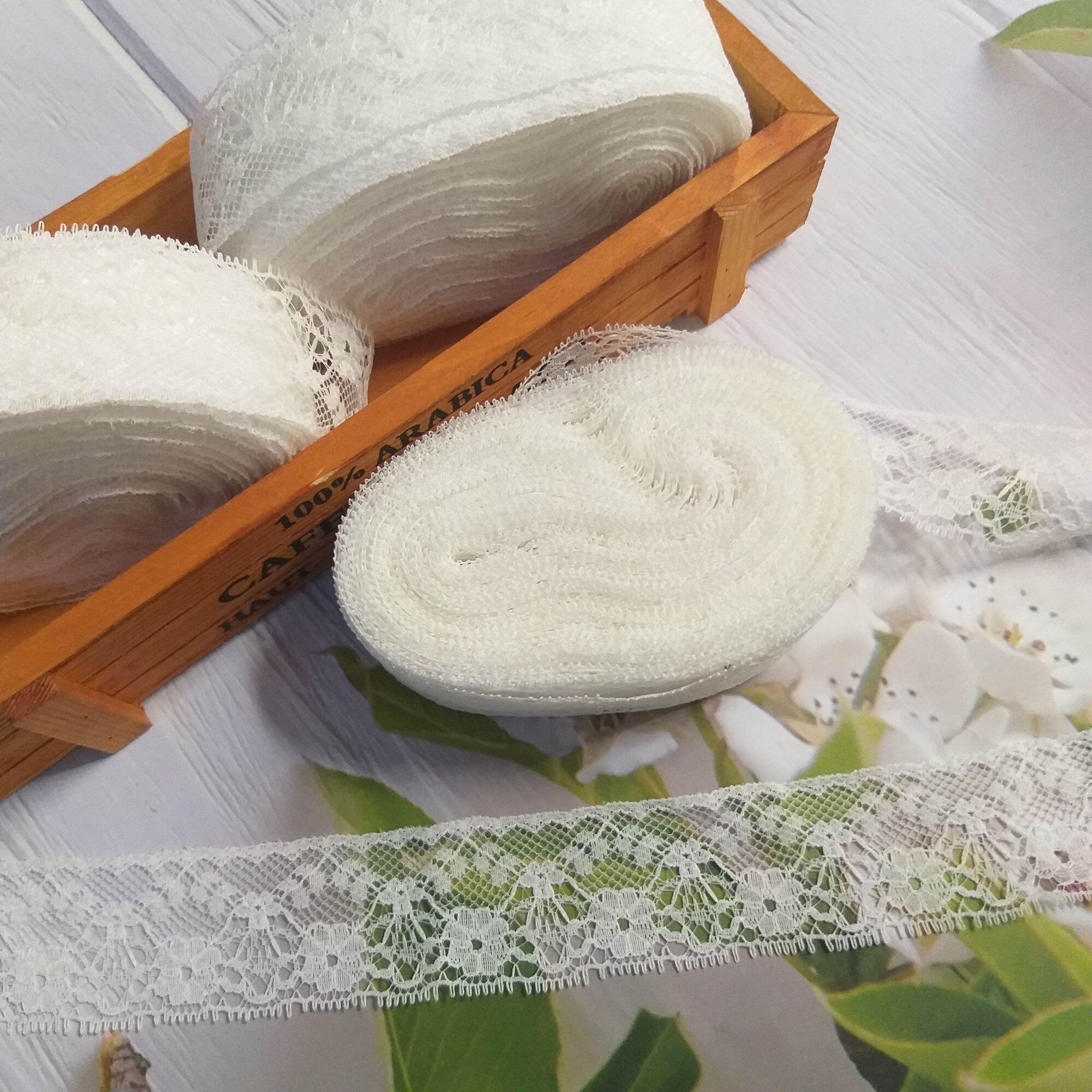 (4 MÉT )REN LƯỚI  POLY, PHỤ KIỆN MAY VÁ, BẢN RỘNG 3.2 CM.