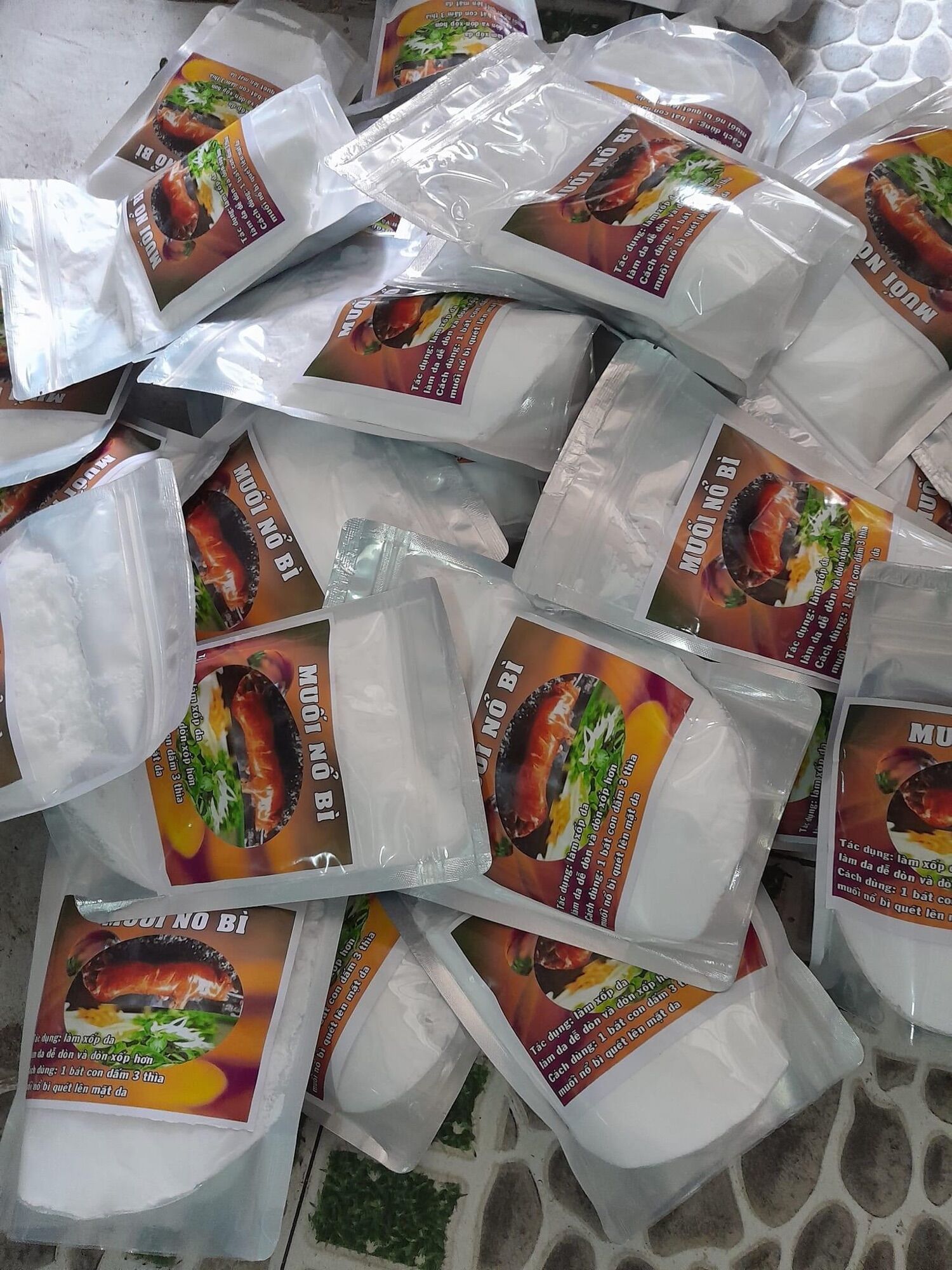 500gr muối nổ bì heo