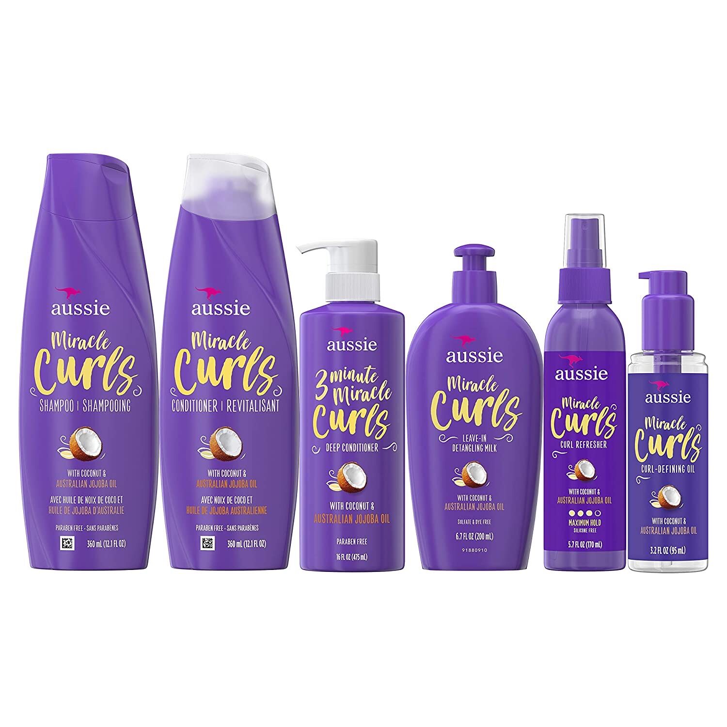 Bộ chăm sóc tóc Aussie Miracle Curls cho tóc uốn