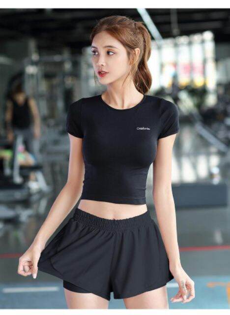 Quần short tập gym yoga nư