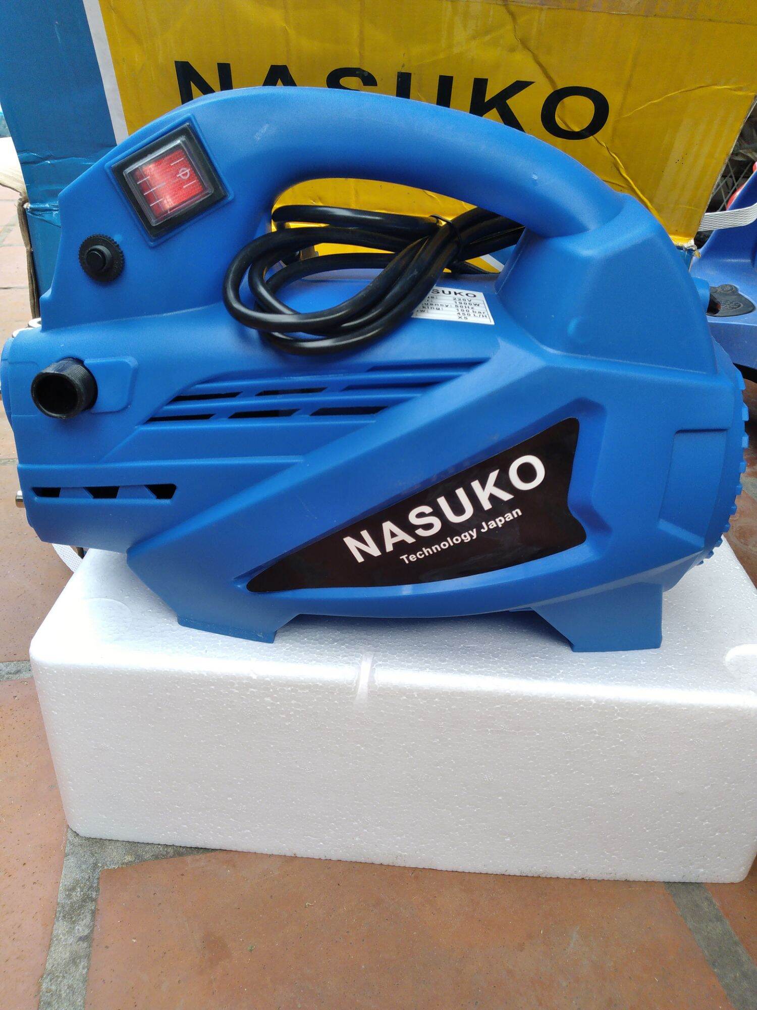 Máy rửa xe Nasuko máy rửa xe gia đình dây dài 16m