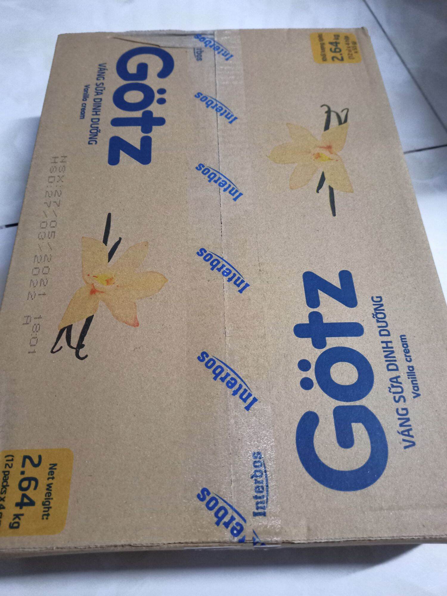 THÙNG 48H VÁNG SỮA GOTZ ( HOFF)  - ĐỨC