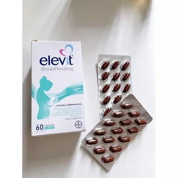 [Vitaminbear Store] Vitamin Elevit Breast-feeding dành cho mẹ đang cho con bú 60v