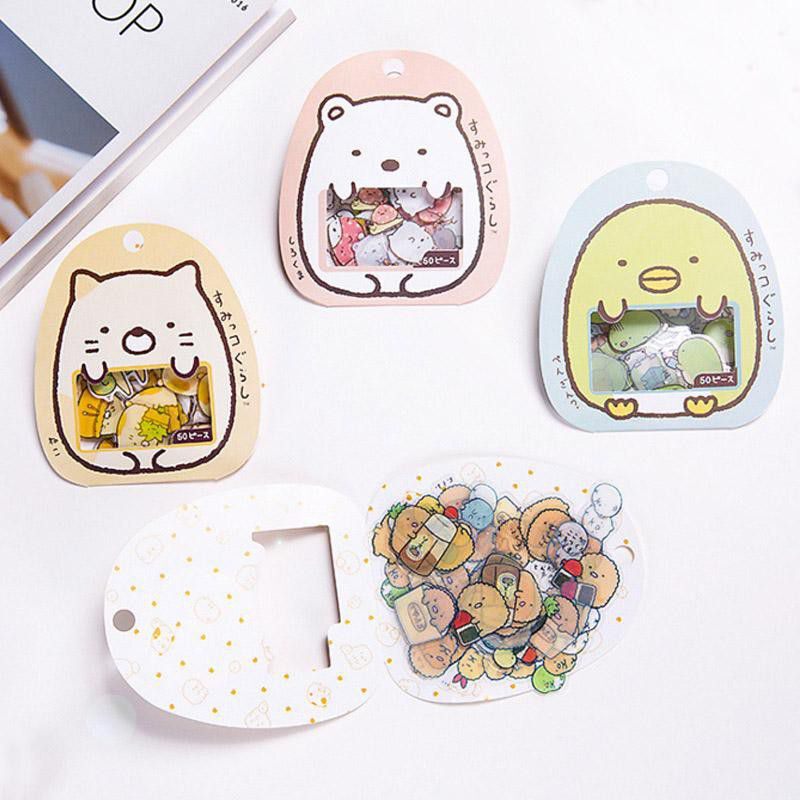 50 nhãn dán sticker trang trí sổ tay mini đáng yêu
