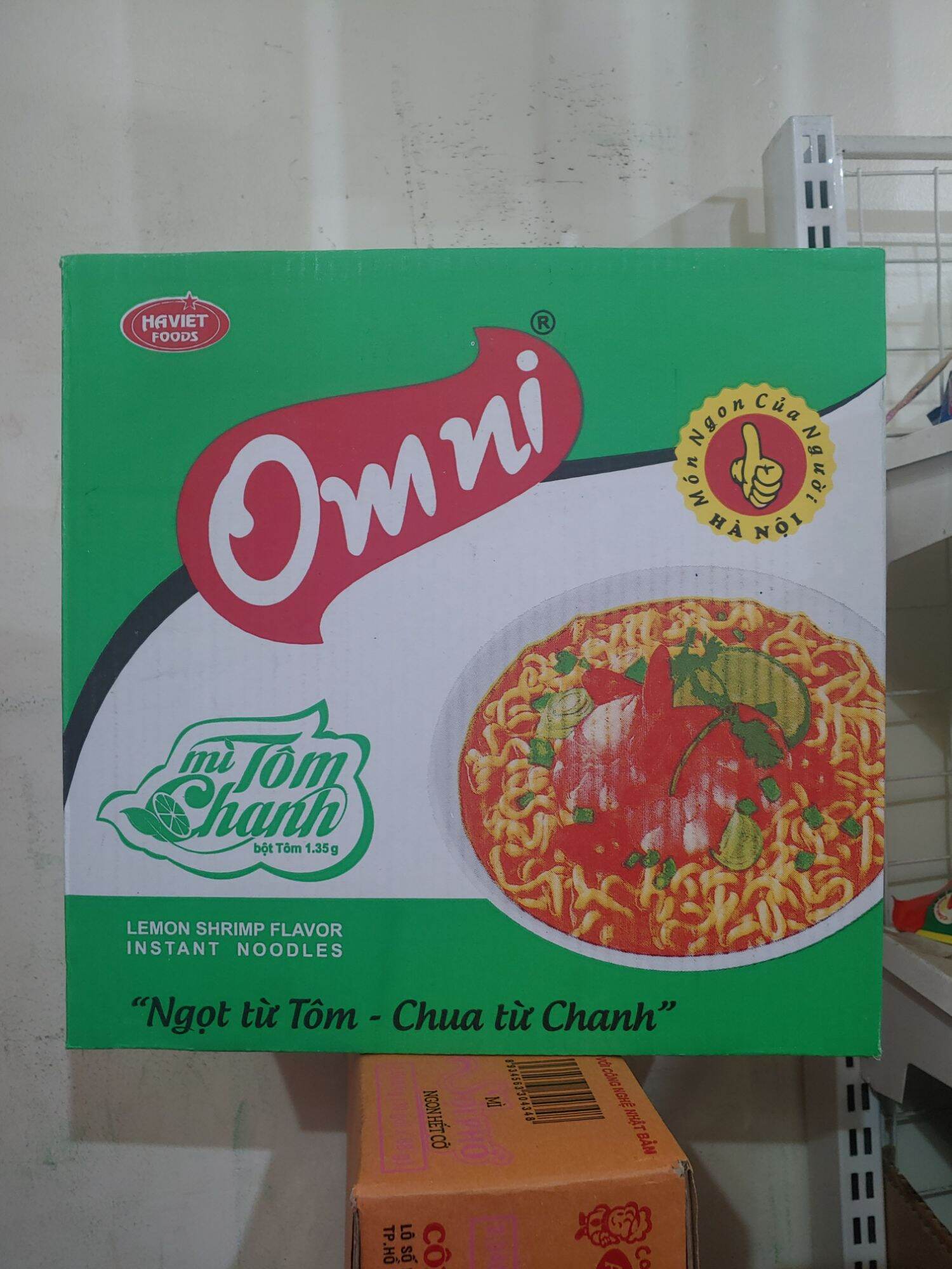 Mì Omni chanh thùng 30 gói