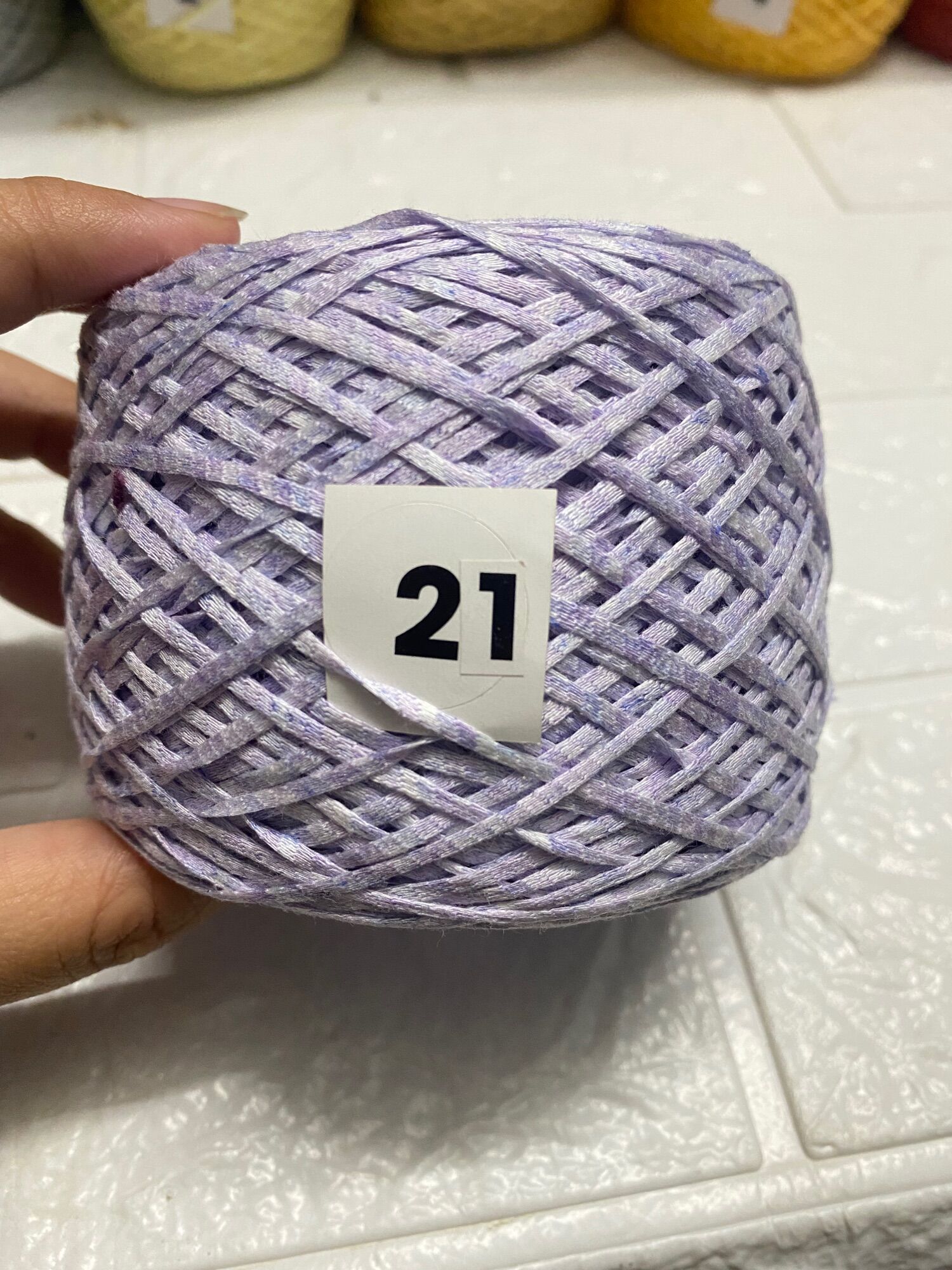 (12) Sợi dệt thái dẹp 2mm(100g)