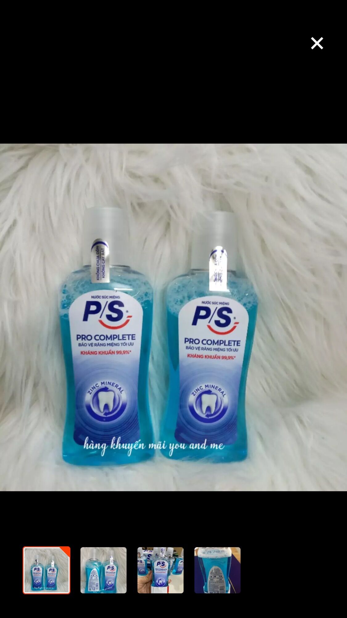 Combo 5 chai nước xúc miệng p/s 130ml