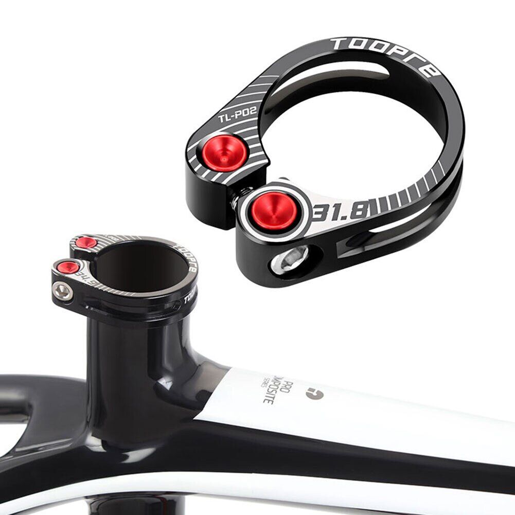 Khoá cốt yên xe đạp loại siết ốc 31.8mm & 34.9mm dùng cho cốt yên 27.2/28.6/30.4/30.8/30.9/31.6