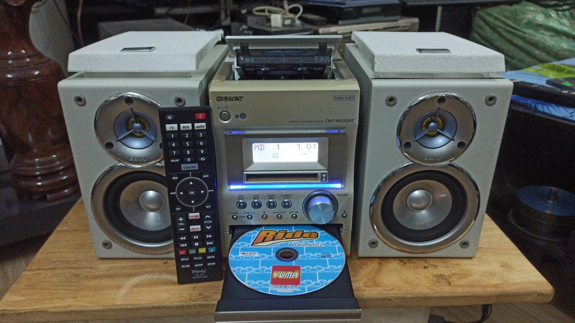 Dàn Âm Thanh Sony CMT-M333 Kèm Remote học
