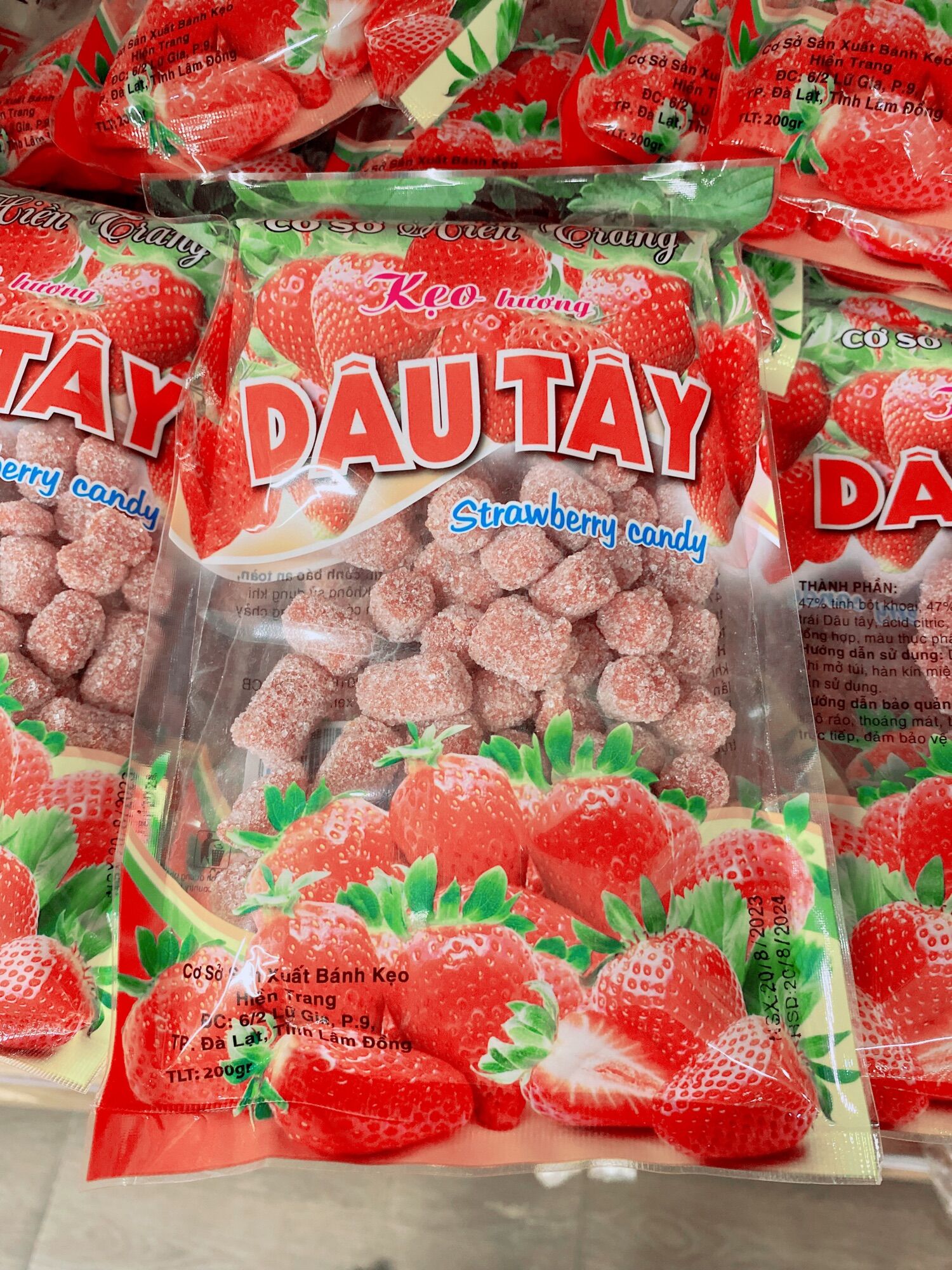 200G Kẹo dâu tây - Đặc sản Đà Lạt