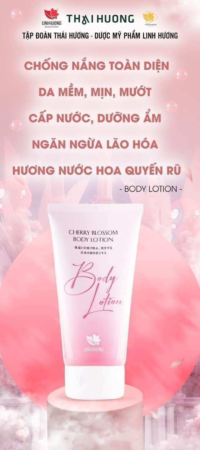 [CHÍNH HÃNG] Kem body Linh Hương trắng da dưỡng ẩm, chống nắng lọ 150ml