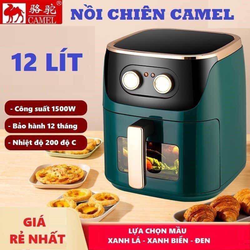 NỒI CHIÊN KHÔNG DẦU CAMEL 12 LÍT/ CAMEL 10 LÍT BẢO HÀNH 12 THÁNG .Một chiếc nồi tích hợp nhiều công năng sẽ giúp bạn tiết kiệm được diện tích khiến căn bếp của bạn trở nên gọn gàng ngăn nắp hơn.