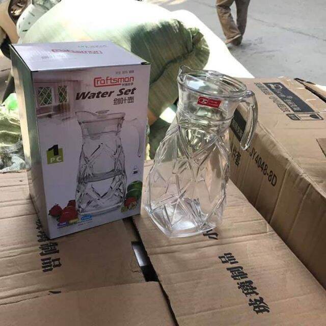 BỘ BÌNH + 6 CỐC THUỶ TINH PHA LÊ