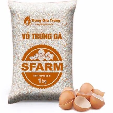 Vỏ trứng gà Sfarm 1kg