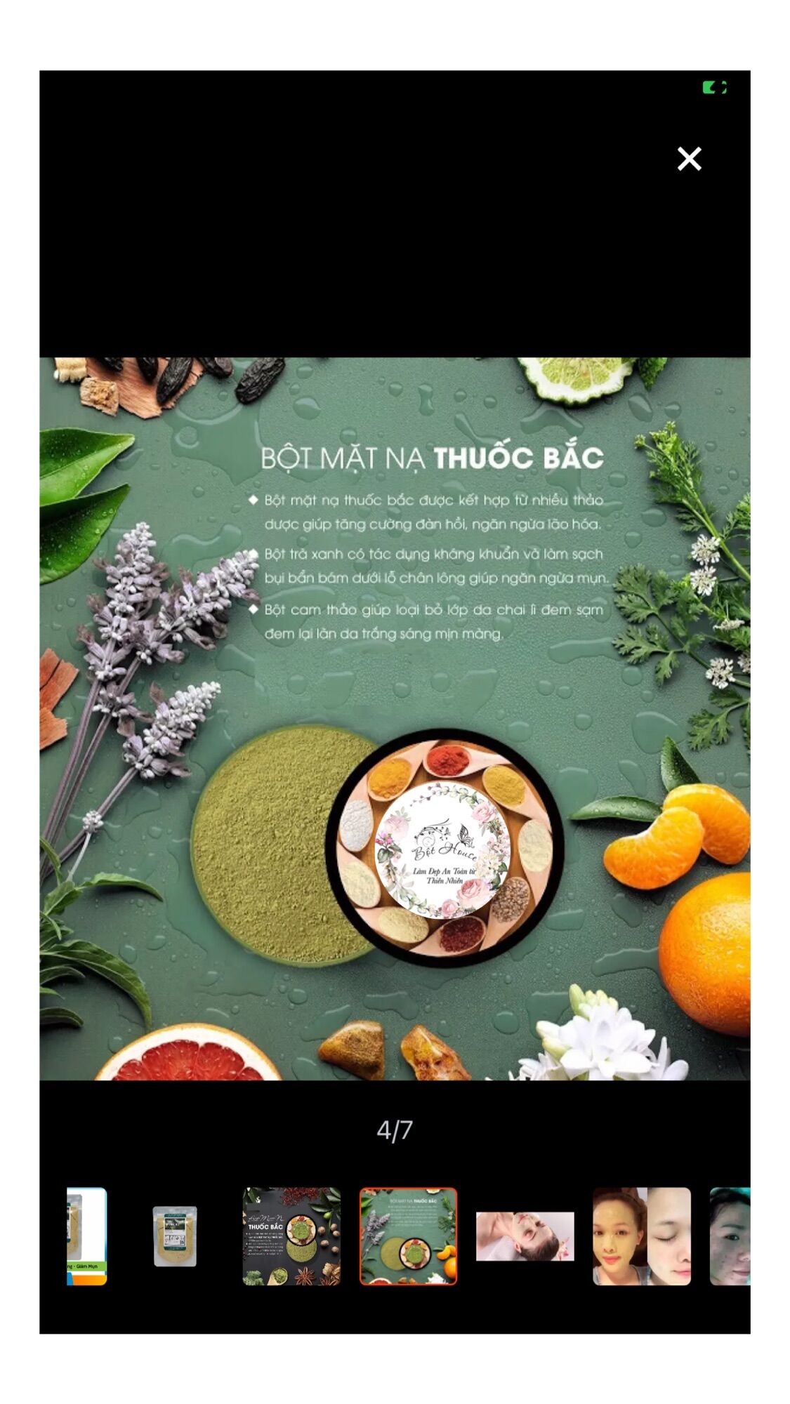 (BỘTHOUSE)50gr BỘT THUOC BẮC Ủ DA HẾT MỤN/TÌM LẠI LÀN DA SÁNH MỊN