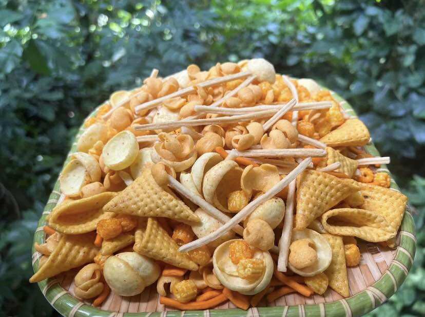1kg snack tá lả đóng túi zip