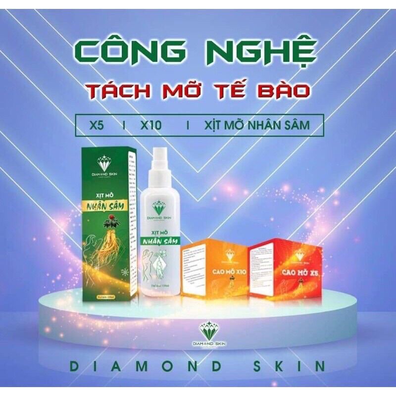 Xịt giảm mỡ bụng đùi nhân sâm - giảm cân công nghệ hàn quốc