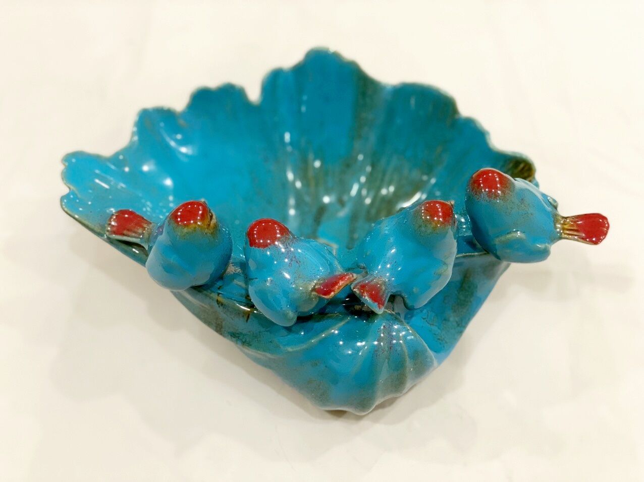 Bird and Leaf Shaped Plate Tray