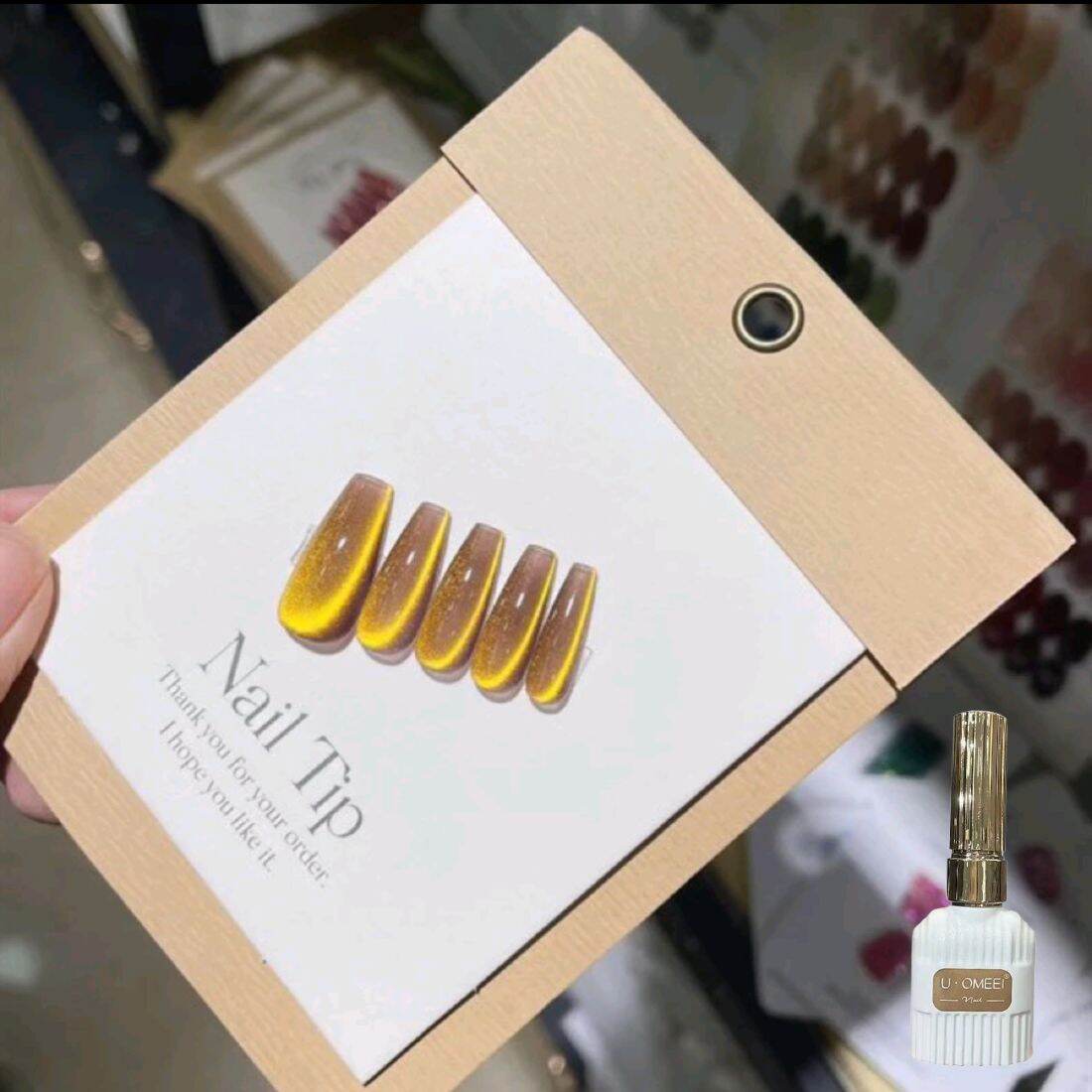 Sơn gel mắt mèo kim cương U.Omeei chai 15ml mới siêu đẹp