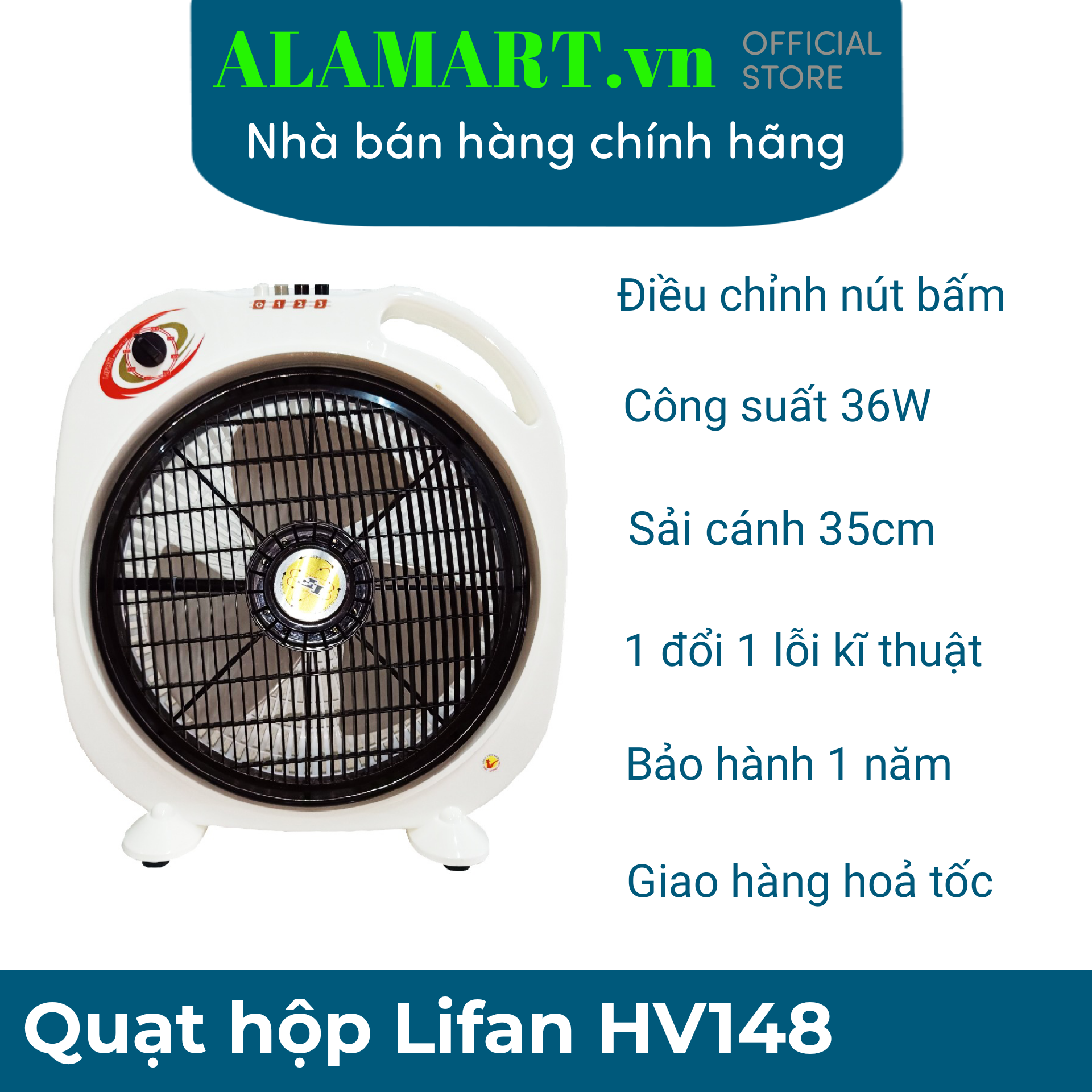 QUẠT HỘP LIFAN HV-148