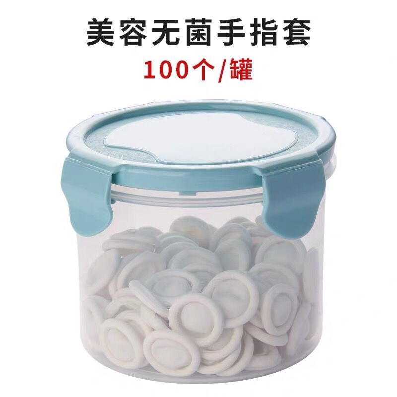 Bọc ngón tay bọc ngón tay bọc ngón tay bảo vệ cao su chống trơn trượt dày dặn bảo hộ lao động bọc ngón tay bảo vệ đầu ngón tay thêu dùng một lần
