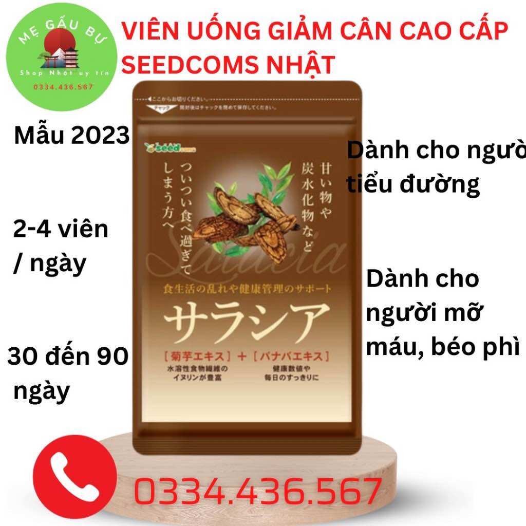 [90 ngày] Seedcoms giảm cân nội địa Nhật