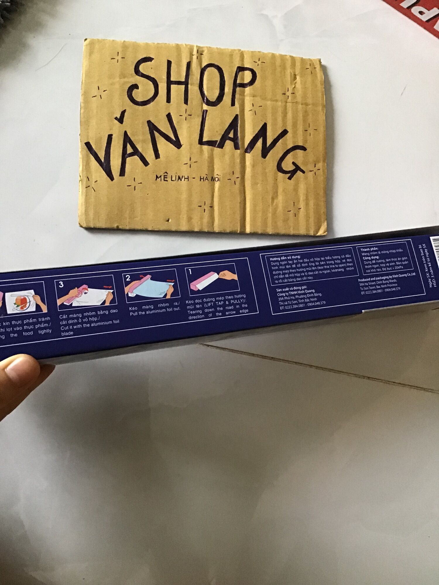 Giấy bạc nướng bọc bảo quản thực phẩm 30cm