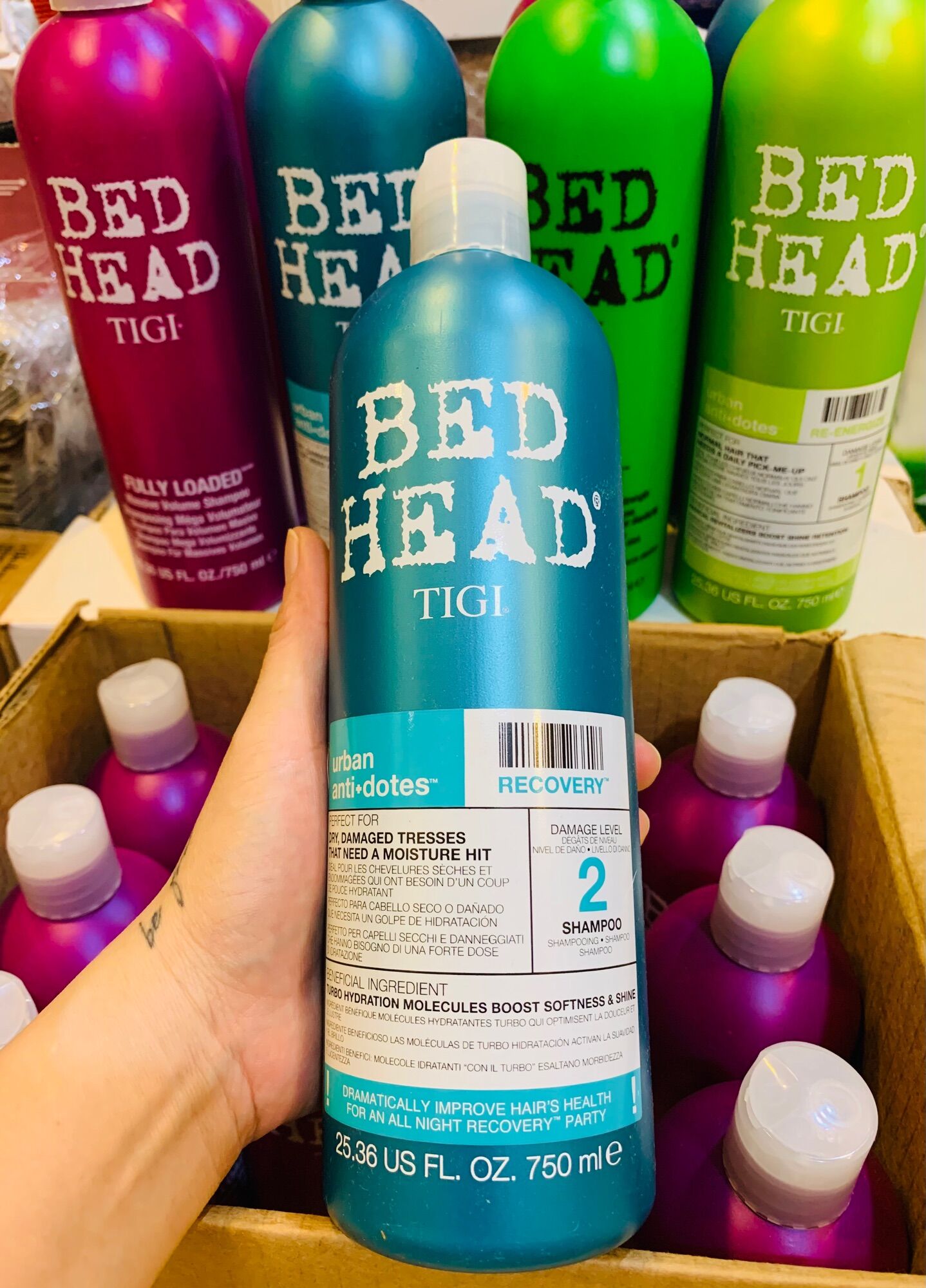 [HCM]DẦU GỘI BED HEAD TIGI 750ML - USA