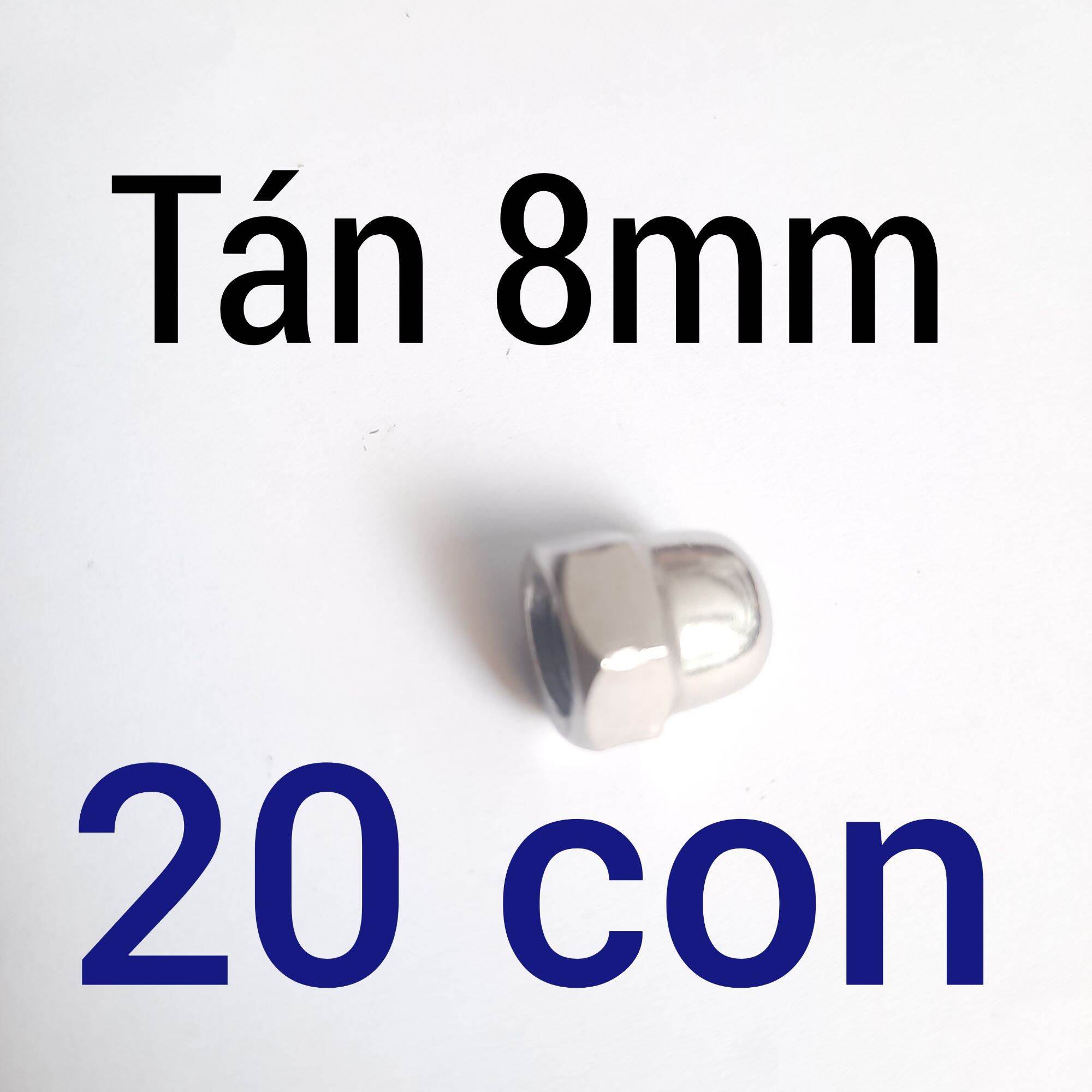 20 con tán mũ inox 304 cao cấp m5 m6 hoặc m8