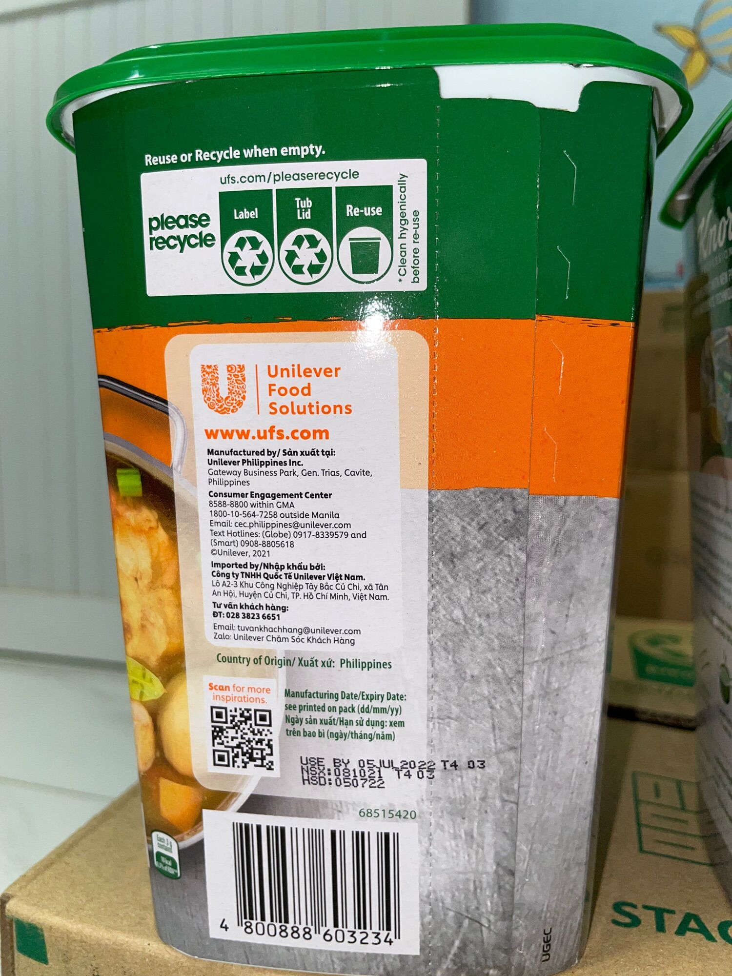 Súp Nền Thịt Heo Knorr 1.5kg (Mới)
