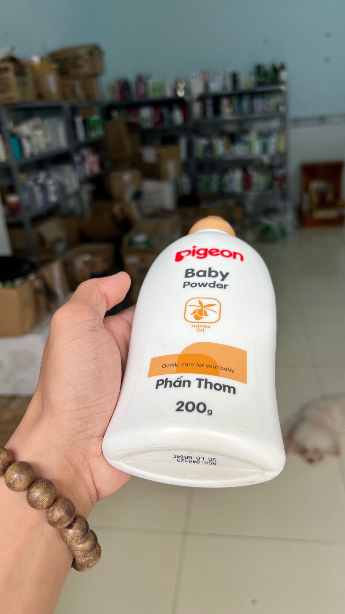 Phấn thơm em bé Pigeon 200g