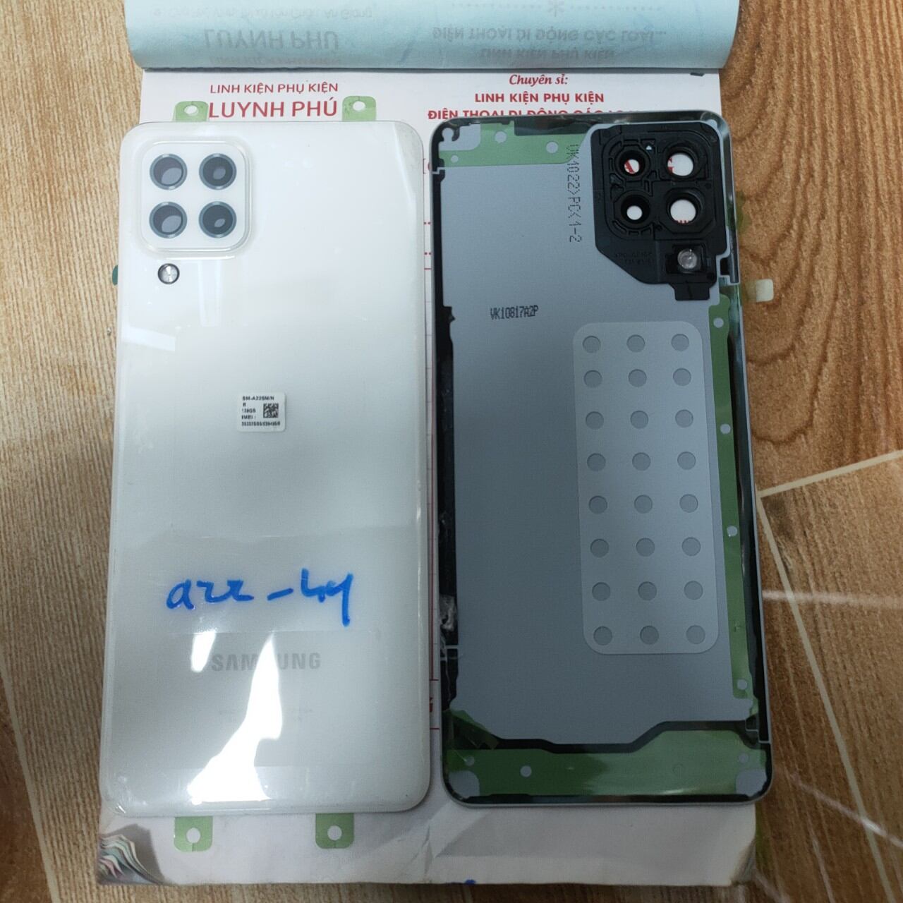 Nắp lưng samsung A22 4G A225 bao test