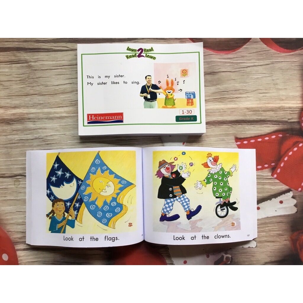 Heinemann grade K level 1 tặng kèm Mp3