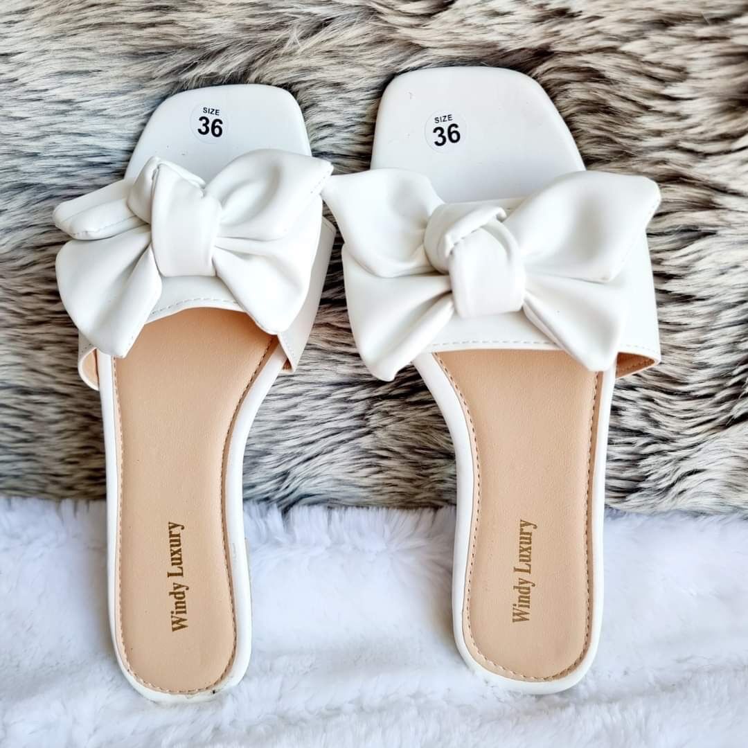 Dép nữ đính nơ luxury cao cấp