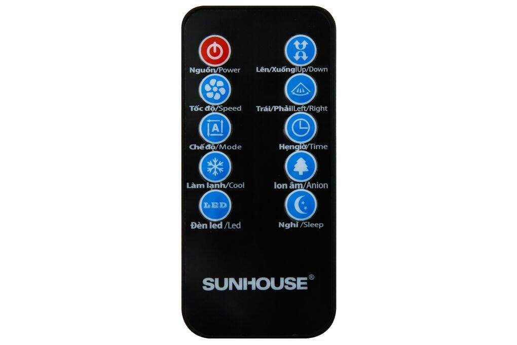 ĐIỀU KHIỂN QUẠT ĐIỀU HOÀ HƠI NƯỚC SUNHOUSE SHD7724, IRUKA I99