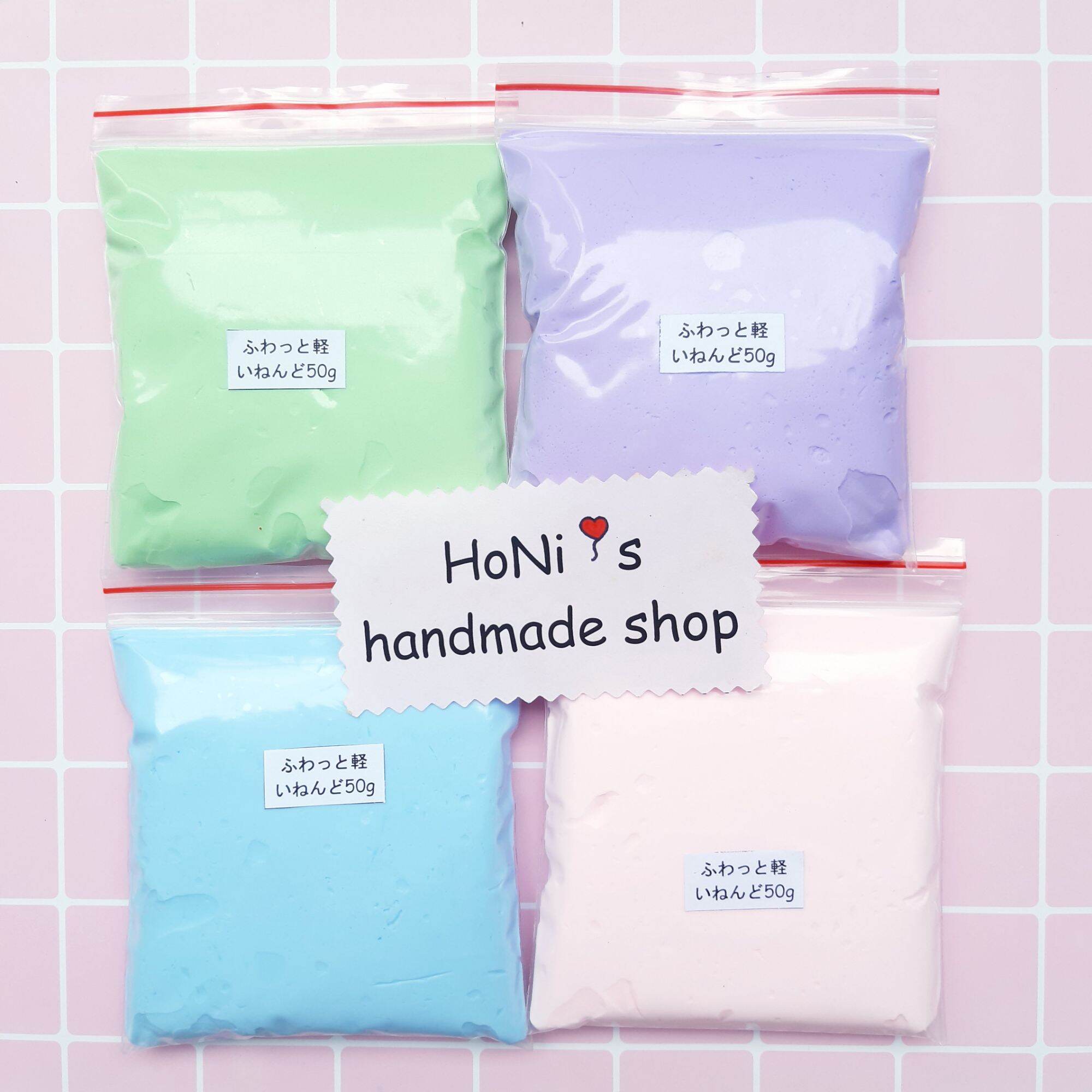 Đất Sét Nhật Nhẹ Tự Khô Nhiều Màu 50g