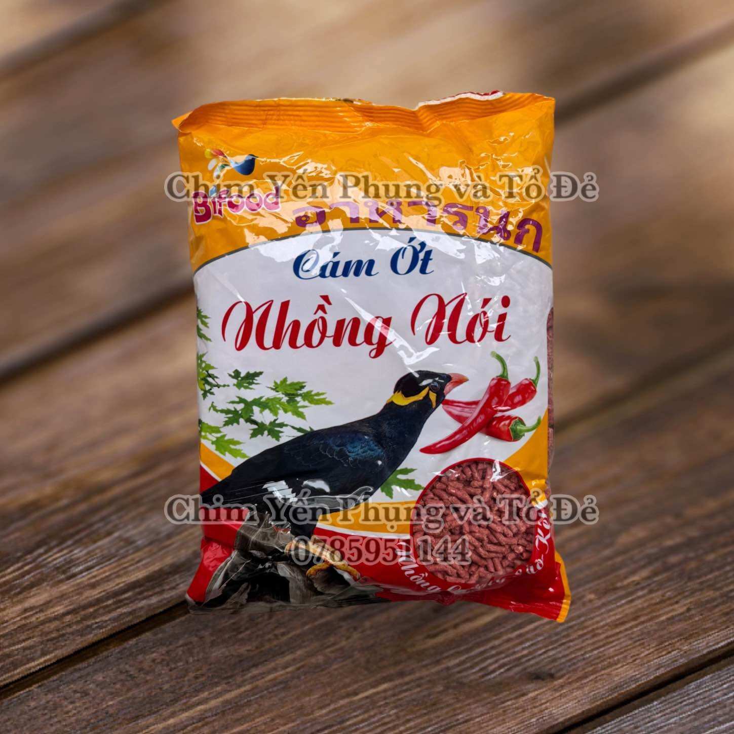 1 gói Cám Nhồng Sáo Cưỡng Vẹt Bifood 500g.