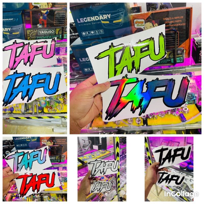 Tem tafu size lớn đủ màu